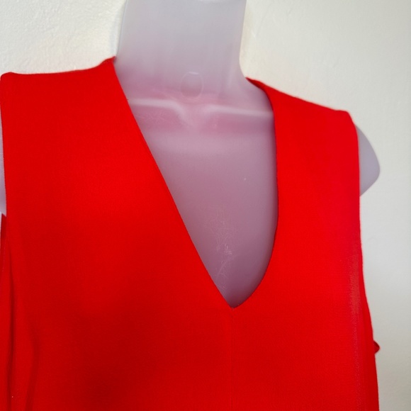 J Brand | Mina Dress Masai Masa V-Neck Side Hip Pockets Asymmetrical Mini Dress - Picture 7 of 16